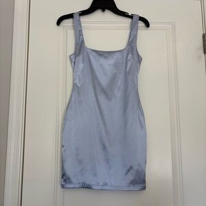 Fashion Nova Lilac Mini Silk Dress